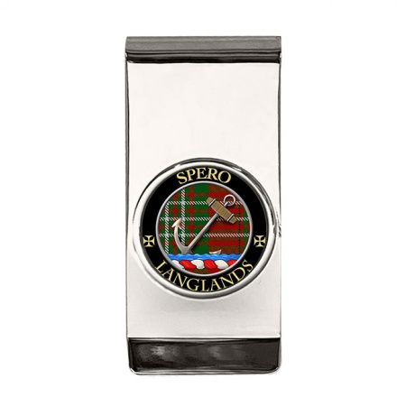 Langlands Scottish Clan Crest Money Clip