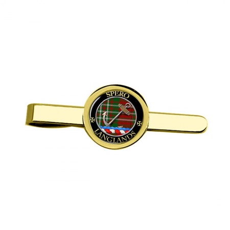 Langlands Scottish Clan Crest Tie Clip