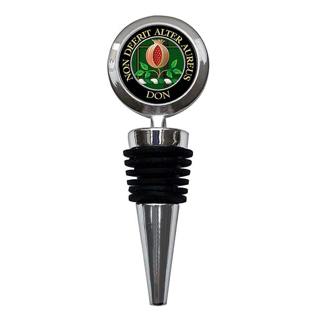 Don Scottish Clan Crest Bottle Stopper