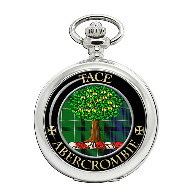 Abercrombie Scottish Clan Crest Pocket Watch