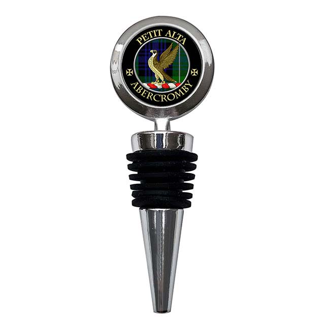 Abercromby Scottish Clan Crest Bottle Stopper