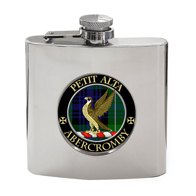 Abercromby Scottish Clan Crest Hip Flask