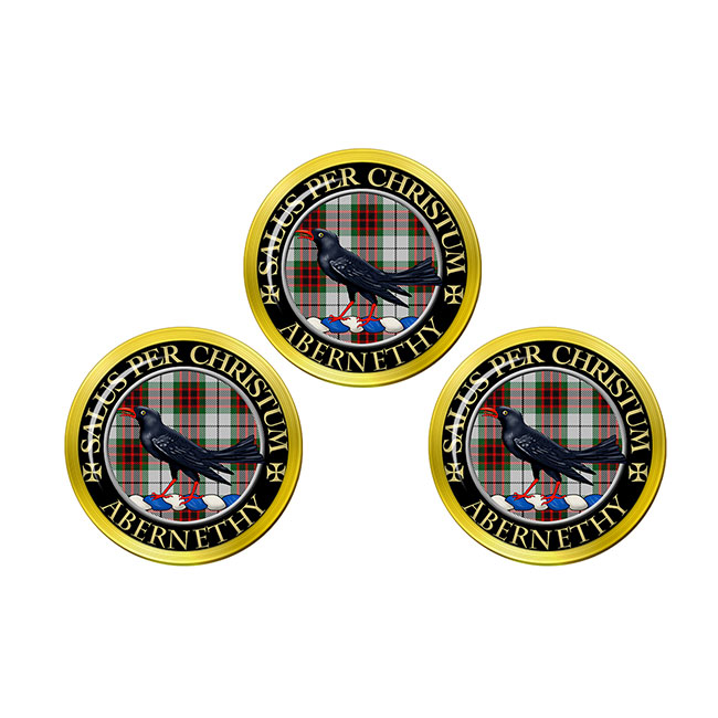 Abernethy Scottish Clan Crest Golf Ball Markers