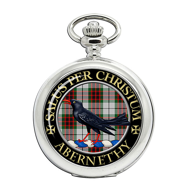 Abernethy Scottish Clan Crest Pocket Watch