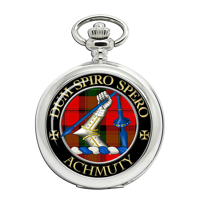 Achmuty Scottish Clan Crest Pocket Watch