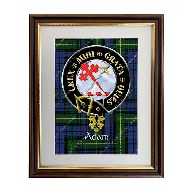 Adam Scottish Clan Crest Framed Print