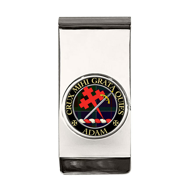 Adam Scottish Clan Crest Money Clip