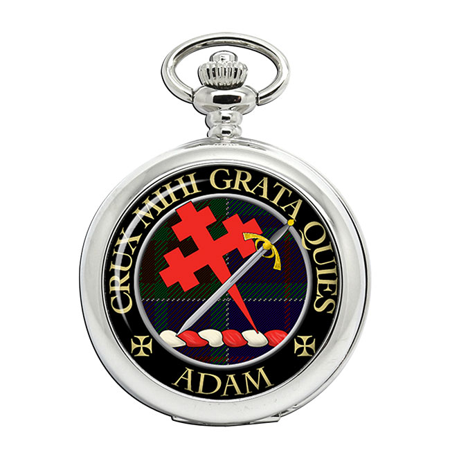 Adam Scottish Clan Crest Pocket Watch