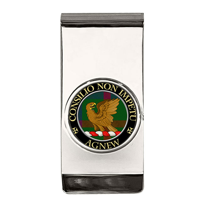 Agnew Scottish Clan Crest Money Clip