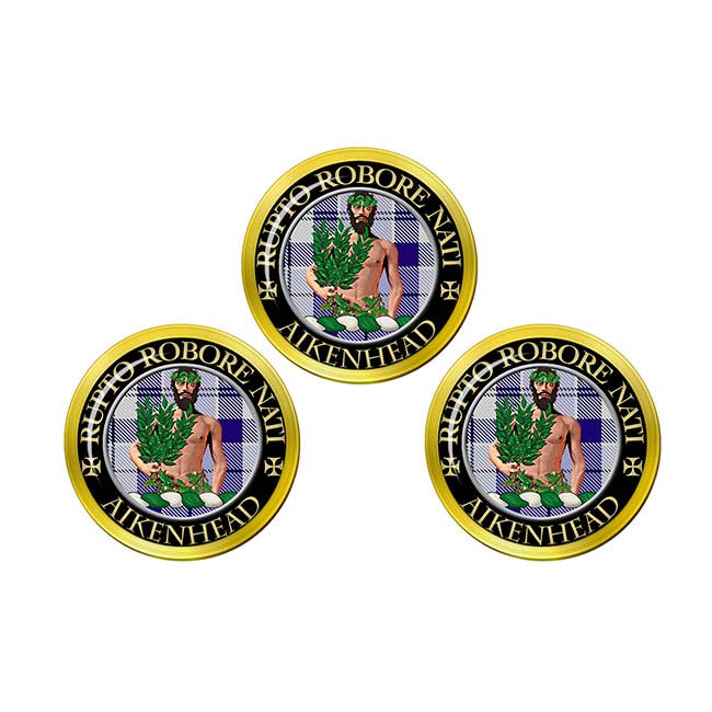 Aikenhead Scottish Clan Crest Golf Ball Markers