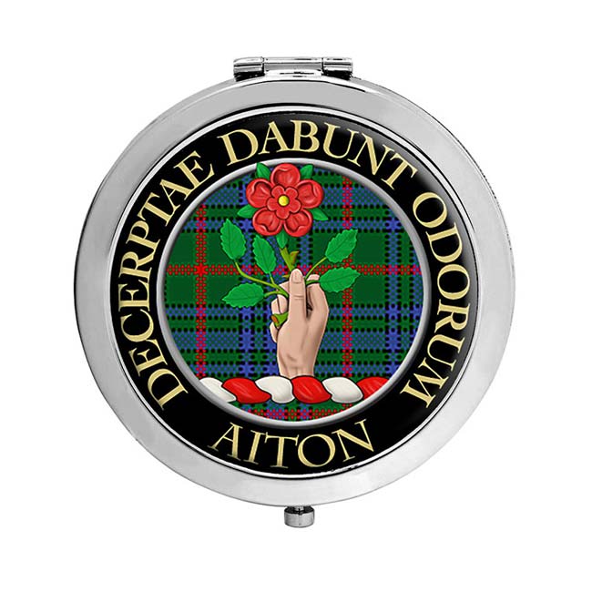 Aiton Scottish Clan Crest Compact Mirror