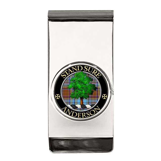 Anderson Scottish Clan Crest Money Clip