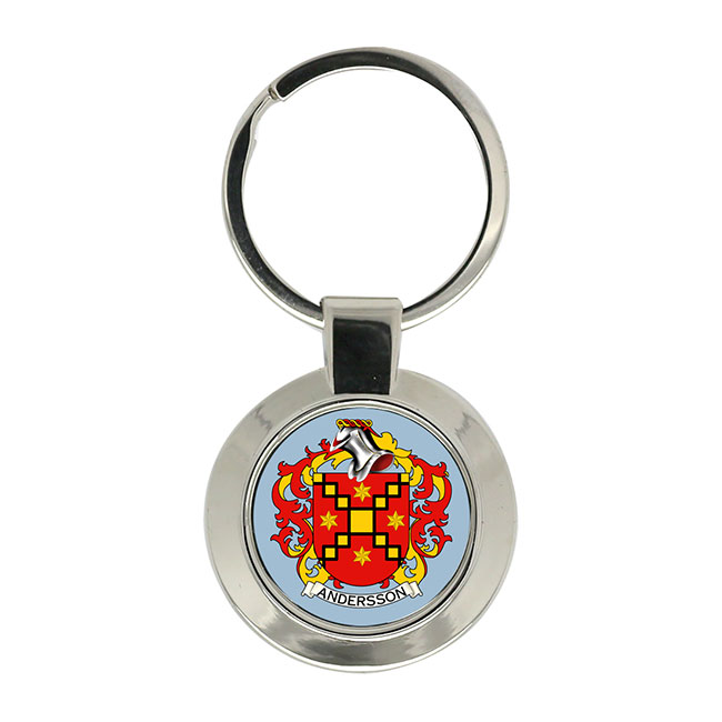 Andersson (Sweden) Coat of Arms Key Ring