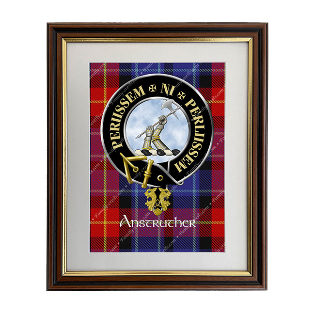 Anstruther Scottish Clan Crest Framed Print