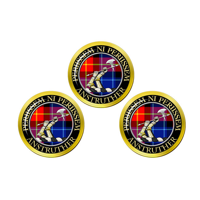 Anstruther Scottish Clan Crest Golf Ball Markers