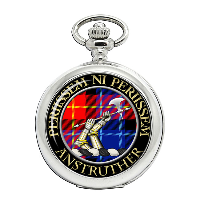 Anstruther Scottish Clan Crest Pocket Watch