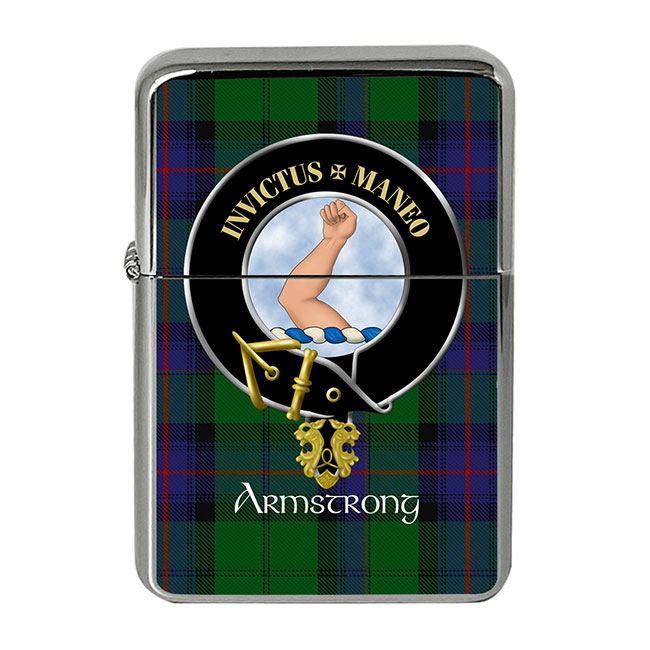Armstrong Bare Scottish Clan Crest Flip Top Lighter