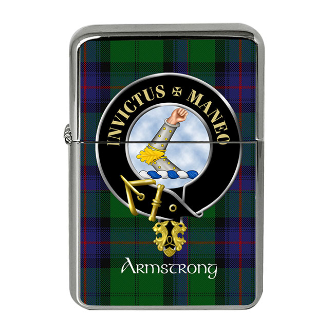 Armstrong Vambraced Scottish Clan Crest Flip Top Lighter