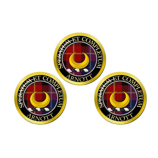 Arnott Scottish Clan Crest Golf Ball Markers