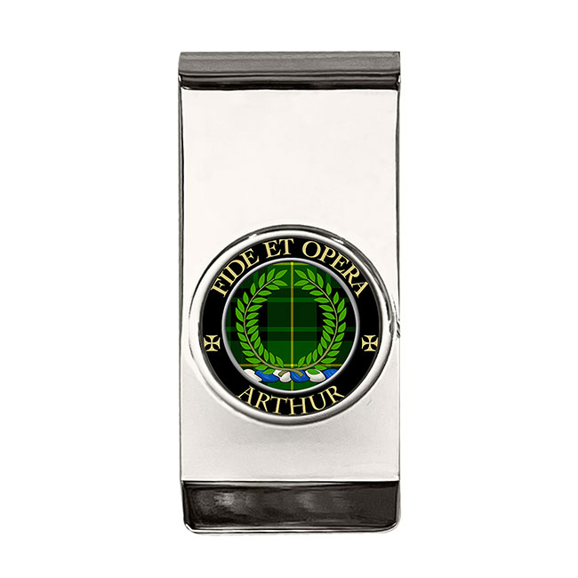 Arthur Ancient Scottish Clan Crest Money Clip