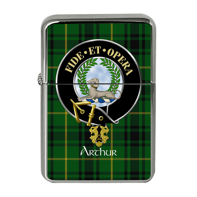 Arthur Modern Scottish Clan Crest Flip Top Lighter