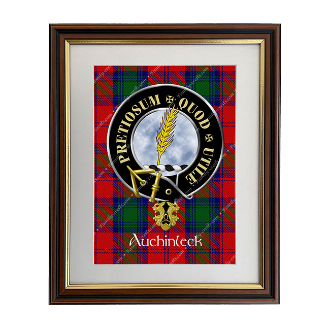 Auchinleck Scottish Clan Crest Framed Print