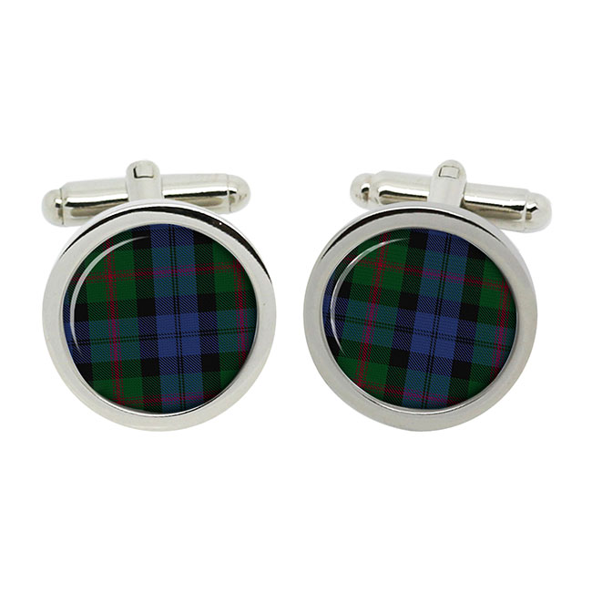 Baird Scottish Tartan Cufflinks in Box