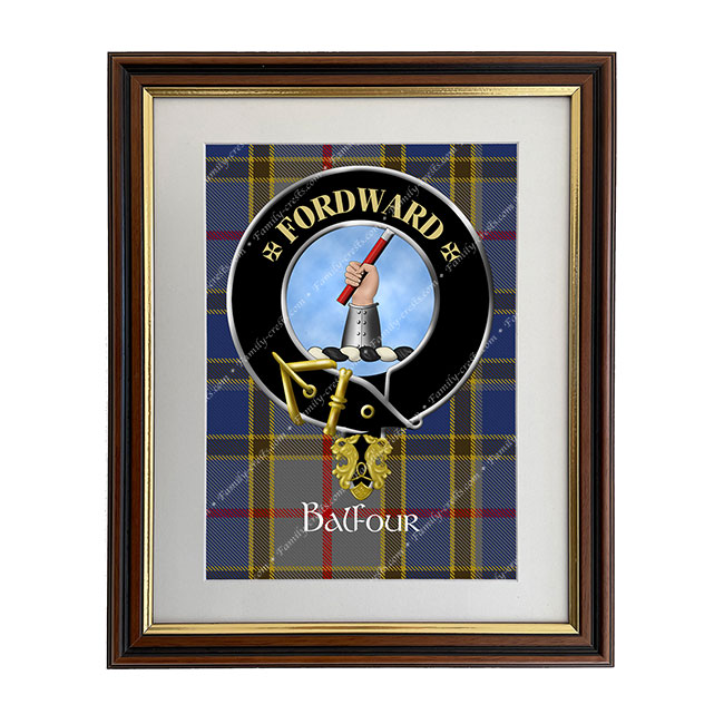 Balfour Scottish Clan Crest Framed Print