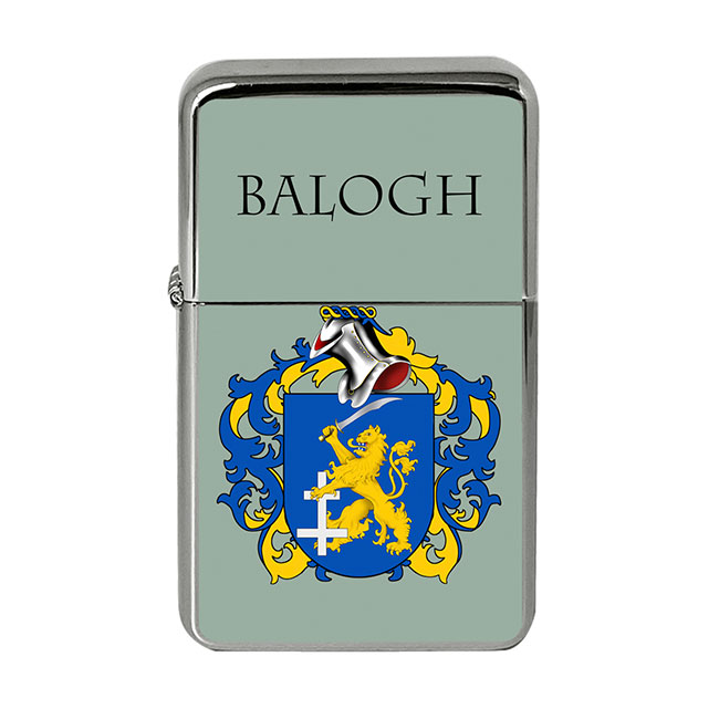 Balogh (Hungary) Coat of Arms Flip Top Lighter