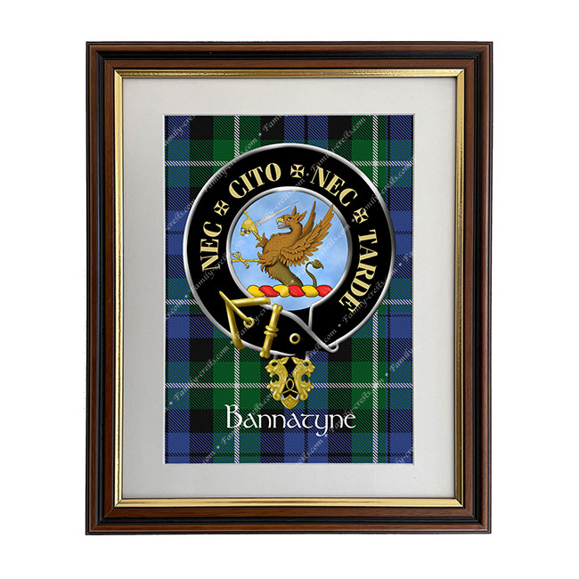 Bannatyne Scottish Clan Crest Framed Print