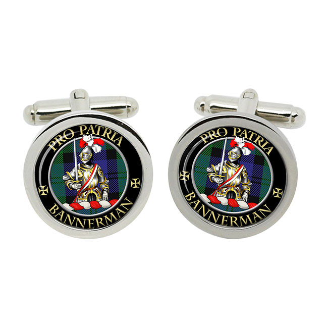 Bannerman Scottish Clan Crest Cufflinks