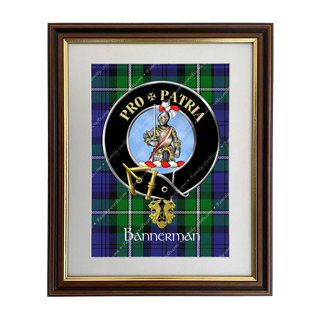 Bannerman Scottish Clan Crest Framed Print