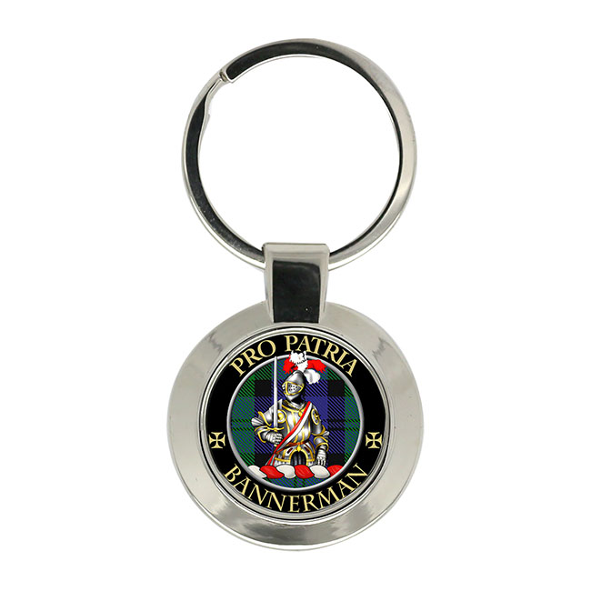 Bannerman Scottish Clan Crest Key Ring