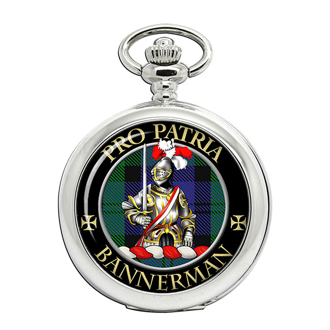 Bannerman Scottish Clan Crest Pocket Watch