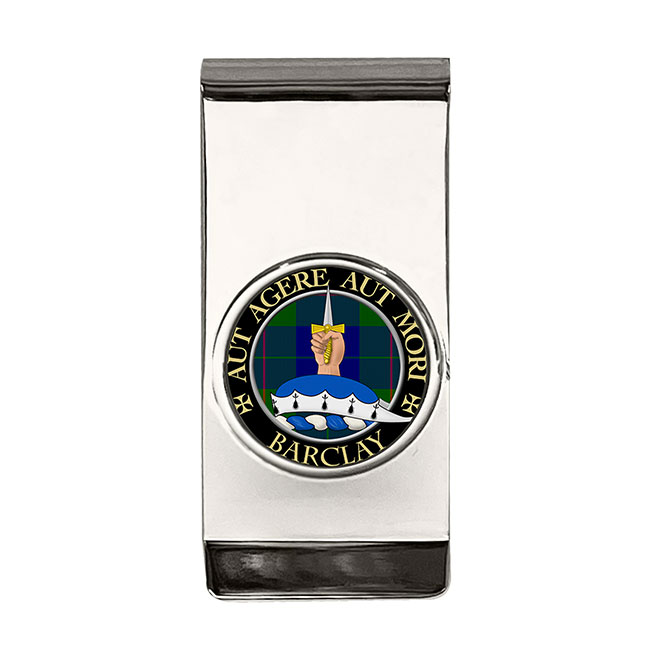 Barclay Scottish Clan Crest Money Clip