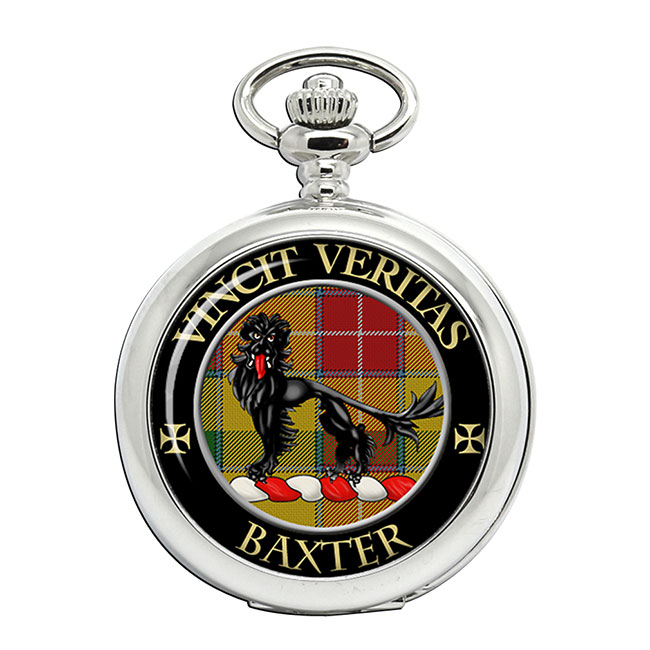 Baxter Scottish Clan Crest Pocket Watch
