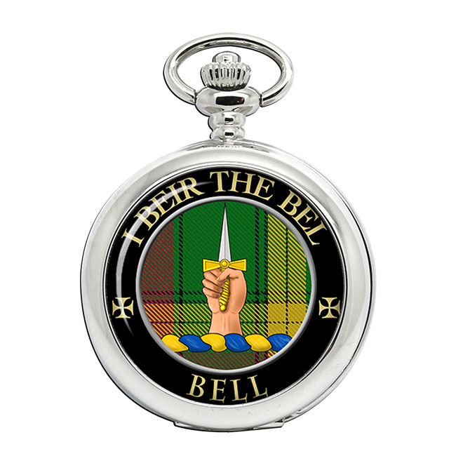 Bell of Kirkconnel Scottish Clan Crest Pocket Watch
