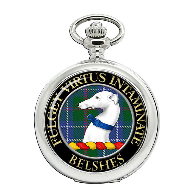 Belshes Scottish Clan Crest Pocket Watch Family Crests