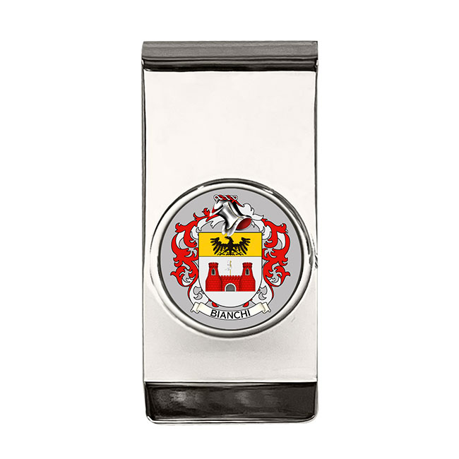 Bianchi (Italy) Coat of Arms Money Clip