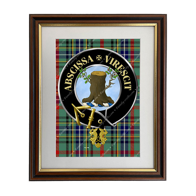 Bisset Scottish Clan Crest Framed Print