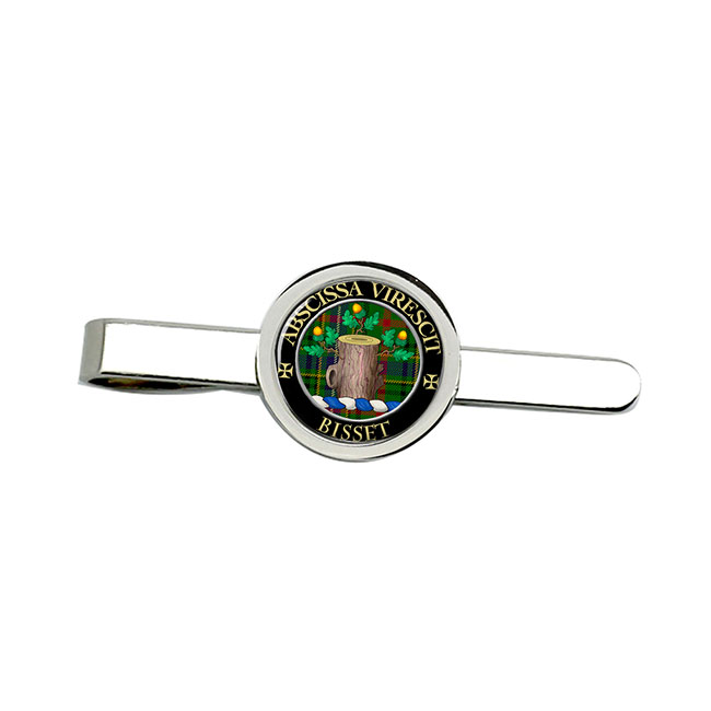 Bisset Scottish Clan Crest Tie Clip