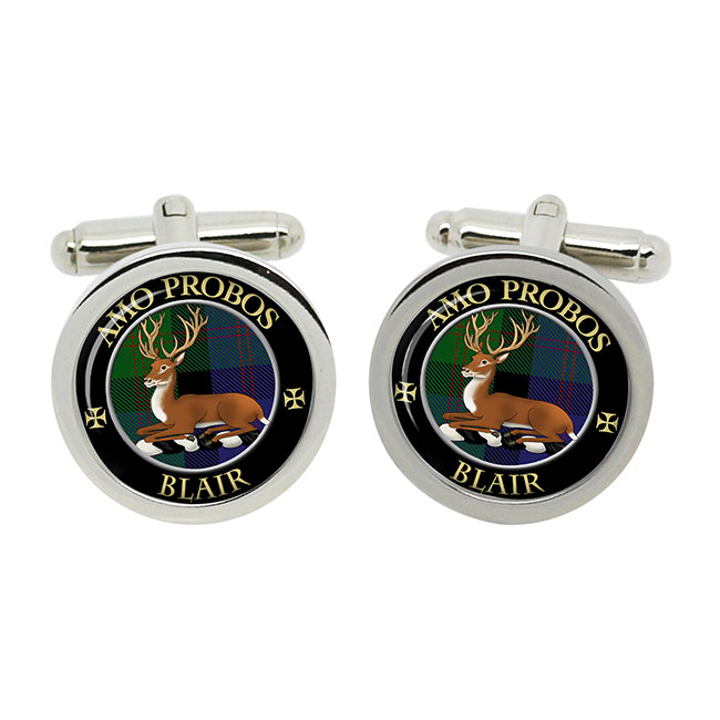 Blair Scottish Clan Crest Cufflinks