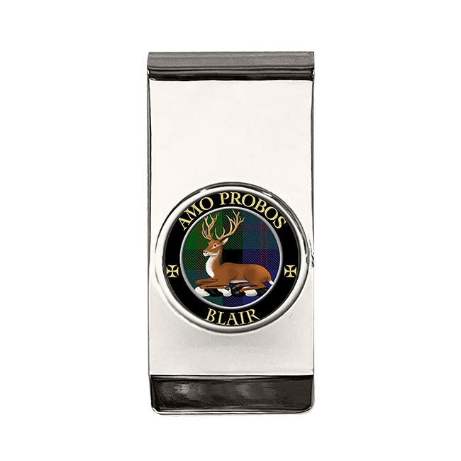 Blair Scottish Clan Crest Money Clip