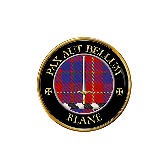 Blane Scottish Clan Crest Pin Badge