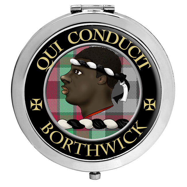 Borthwick Scottish Clan Crest Compact Mirror