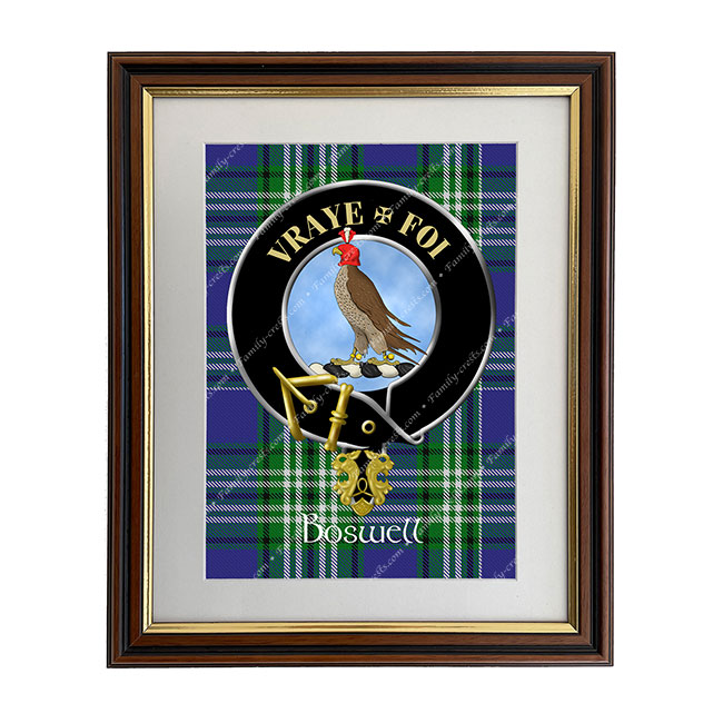 Boswell Scottish Clan Crest Framed Print