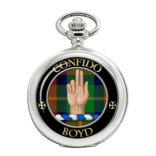 Boyd Scottish Clan Crest Pocket Watch