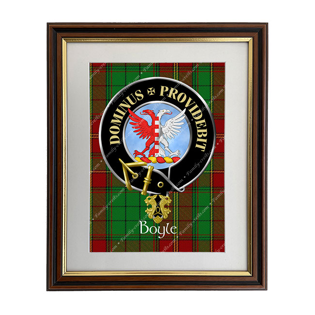 Boyle Scottish Clan Crest Framed Print