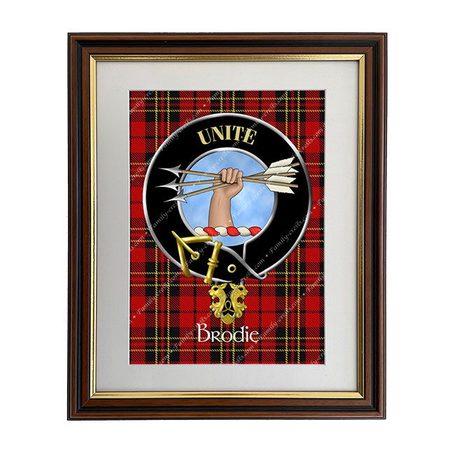 Brodie Scottish Clan Crest Framed Print