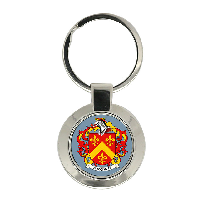 Brown (Scotland) Coat of Arms Key Ring